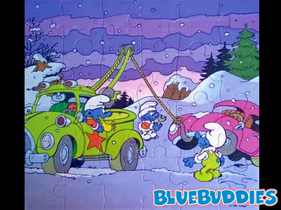 Smurfs Tow Truck Puzzle