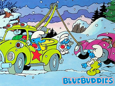 Texaco Smurf Saves the Day!