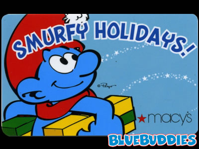 Smurfs Macy's Gift Card