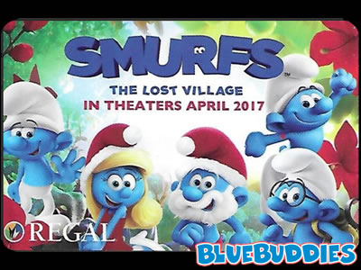 Smurfs Regal Cinemas Gift Card