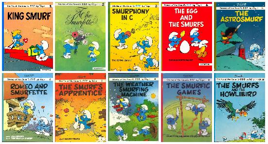 Smurf Comic Books The Weather Smurfing Machine The Smurfic Games