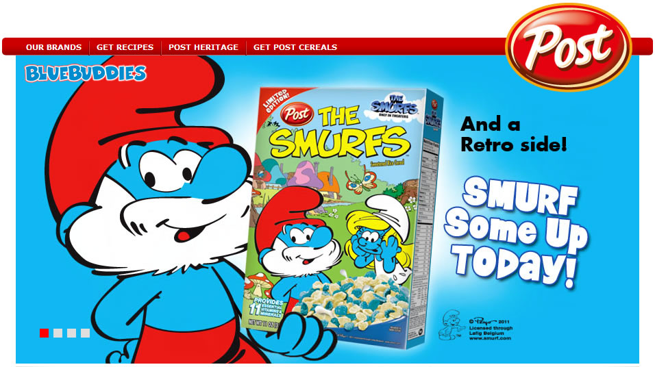 New Post Smurf Cereal