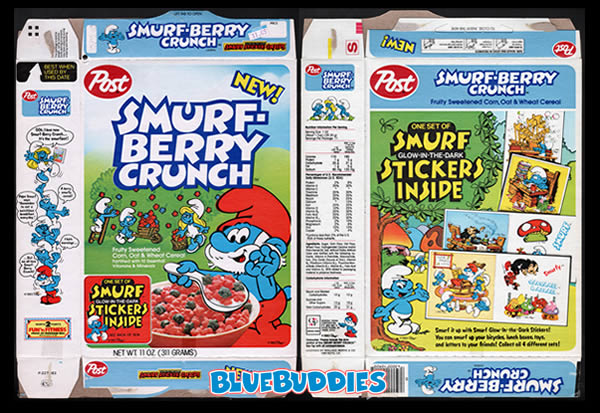 1980s Smurfberry Crunch Cereal