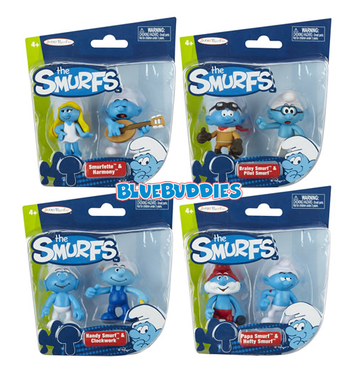 SMURFS 2 Micro Figure 3 Pack: Brainy, Handy, Clockwork