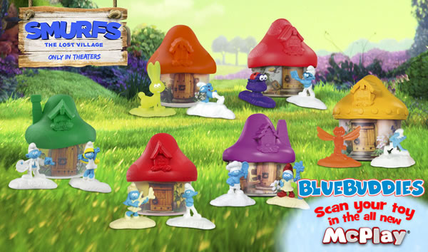 SMURFS The LOST VILLAGE Happy Meal Toys McDonalds 2017 Complete LEARN  COLORS, Keith's Toy Box