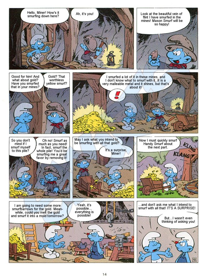 The Finance Smurf Fan Adaptation