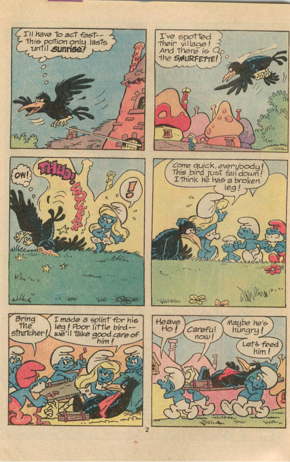 Smurfs #1 | The Smurf Plane | Marvel Comics | Bronze Age | Vintage Comic 