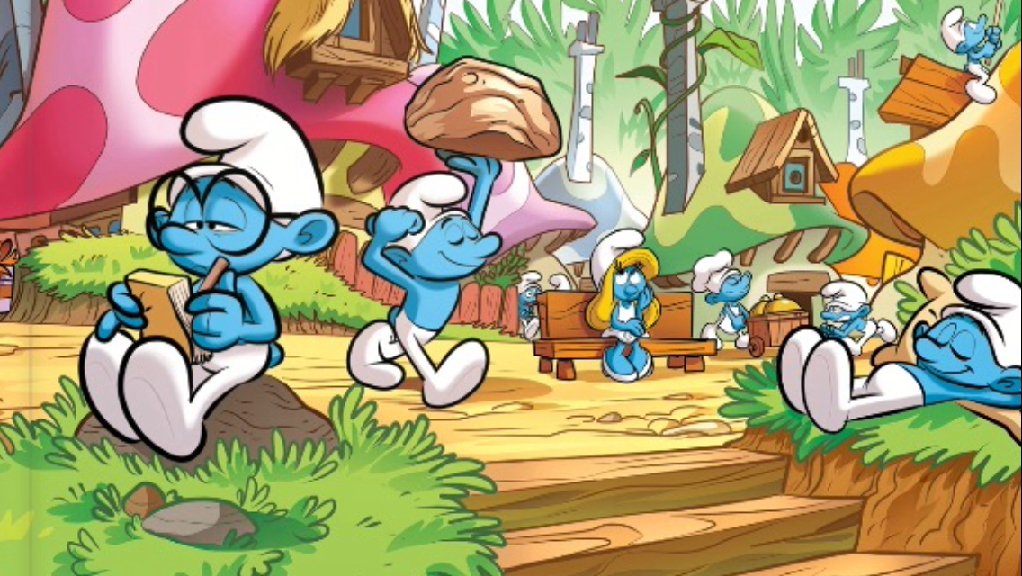 smurfs the lost village book