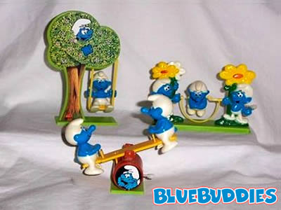 Galoob Smurf Windups Smurf Play Pals - Box Set Smurf Play Pals 
