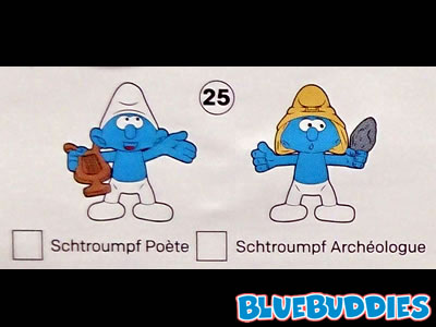 No. 25 Poet & Archeology Smurf