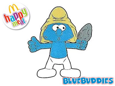 Archeologist Smurf Happy Meal Toy