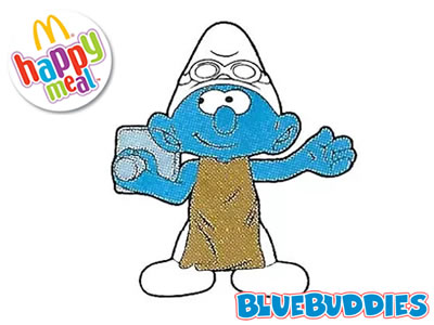 Blacksmith Smurf Happy Meal Toy