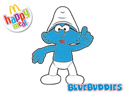 Brainy Smurf Happy Meal Toy