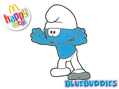 Clumsy Smurf Happy Meal Toy