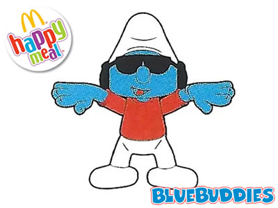 DJ Smurf Happy Meal Toy