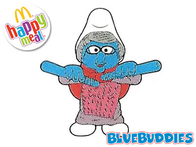 Nanny Smurf Happy Meal Toy