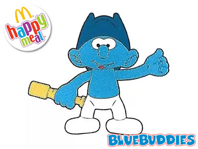 Navigator Smurf Happy Meal Toy