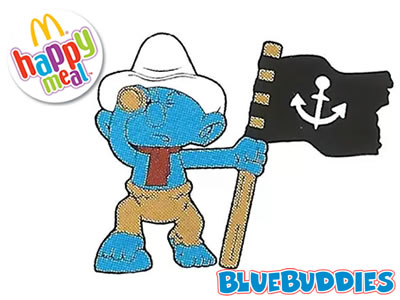 Pirate Smurf Happy Meal Toy