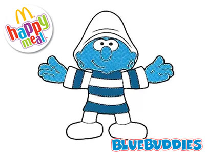 Sailor Smurf Happy Meal Toy