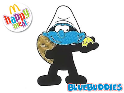 Thief Smurf Happy Meal Toy