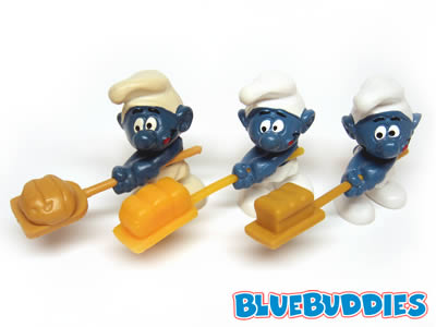 The Smurfs Handy Blue Smurf Plush Stuffed Toy Carpenter Pencil