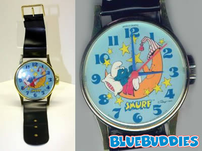 Sleepy Smurf Wall Clock