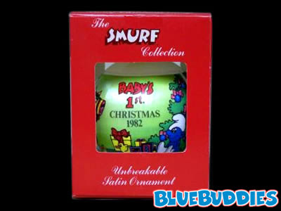 The Smurf Christmas Village Collection - Baby's 1st Christmas