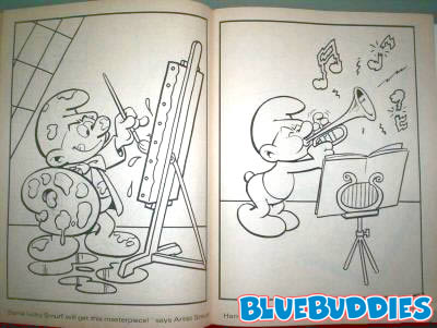 Smurf Coloring Books Smurf Christmas Coloring Book Jumbo Smurfs Games