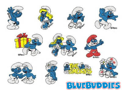 different smurfs