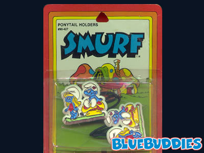 Smurf & Smurfette Ponytail Holders