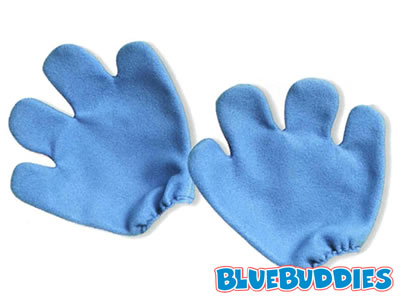 Smurf Mittens