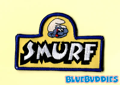 The Smurfs embroidered patches - EmbroSoft