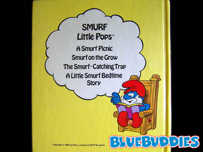 Smurf Pop Up Books Smurf-Catching Trap Smurf Bedtime Story 