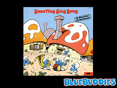 Smurfing Sing Song Record and Book 