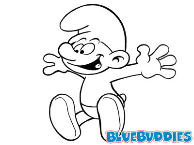 Black and White Smurf Pictures Naughty Smurf Sad Smurf Happy Smurf