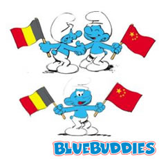 Belgium & China Smurf Friends