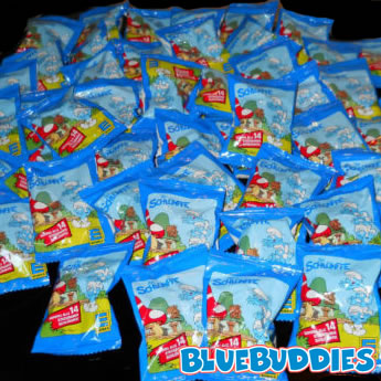 Edeka Smurfs Figures in Bags