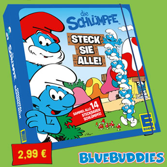 Edeka Stack Smurfs Display Case