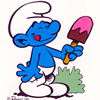 Sign-up for the Smurfs BBS and get a smurfy avatar like this beside your name - click here!